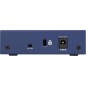 NETGEAR GS105 Ikke administreret Gigabit Ethernet (10/100/1000) Blå